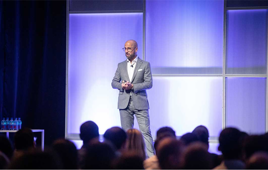 CEO & Founder, Graham Rosenberg, addressing the audience at the annual team offsite.