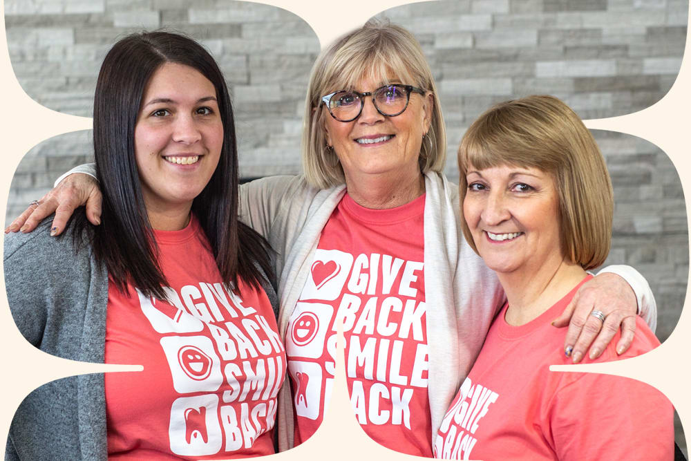 Support the Give Back, Smile Back program today